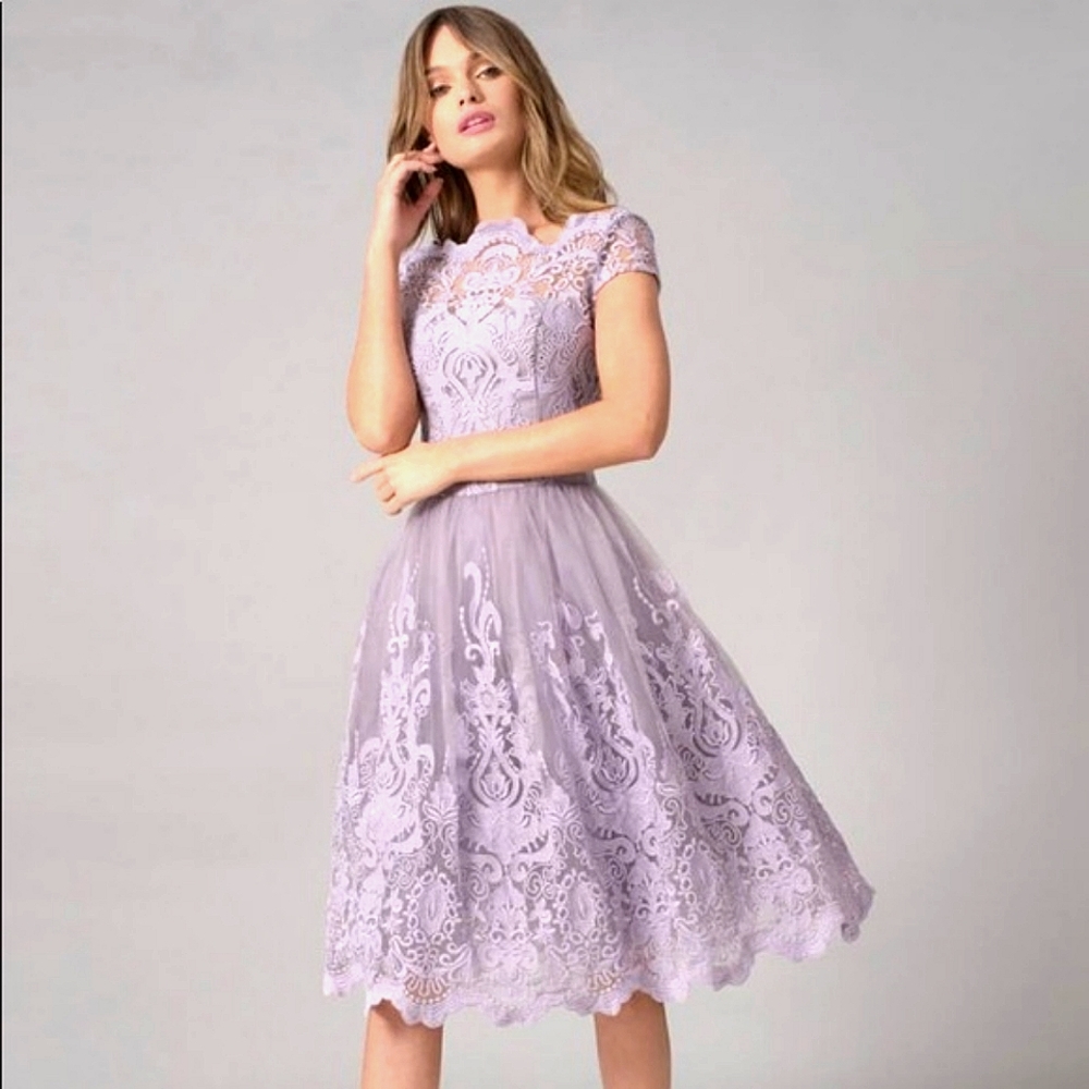 NWT Modcloth x Chi Chi London Lilac Dress - Very Peri